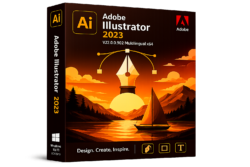 Adobe Illustrator 2023 vector design software